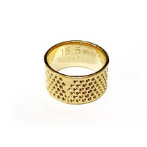 쏘잉스타 일제 쇠골무 금색골무 링골무, 16.0mm