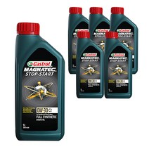 캐스트롤 마그네틱 스탑스타트 C2 0W-30 1L 6개 (벨기에 정품), 1000ml