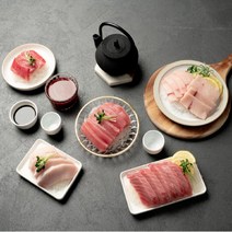 제이블릭 집에서먹는 모듬 생 참치 회 냉동 택배 노량진 회배달 블럭 배꼽살 대뱃살 적신 혼술 캠핑 안주 집들이 음식 고급 참다랑어 황새치 뱃살 배꼽살 눈다랑어 집에서즐기는 홈마카세, 참치4종 모듬 600g