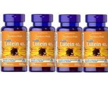 퓨리탄 루테인 40mg 지아잔틴 120정 4통, 4개