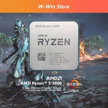AMD Ryzen 5 3600 R5 3.6 GHz 6 코어 12 스레드 CPU 프로세서 7NM 65W L3 = 32M 100000000031 소켓 AM4 중고