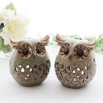 부엉이 캔들홀더 3style.리버그린, 대