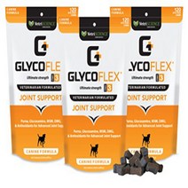 GlycoFlex 3 Hip and Joint Support for Dogs 120 Bite Size Chews 3-Pack null, 1