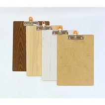 신아 A4 펜꽂이 클립보드 모음, 펜꽂이 우드 클립보드 미색, 1개