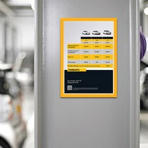 [인기100] A4 아크릴 꽂이 자석 문서 현관 칠판 알림 안내판 _ 59856EA, 상품선택, 블루