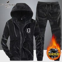 겨울용 남자 폴라폴리스 기모 트레이닝복 세트