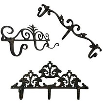 철물전 황동 주물 옷걸이 소품걸이 3구 신주 수납 옷정리 행거 엔틱옷걸이, C형