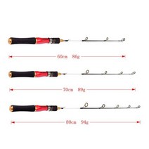 새로운 얼음 낚시대 60/70/80CM FRP 도로 Ya 극 바다 낚시대 낚시 낚시 낚시대 도매, 60CM, LFR001 직선 핸들