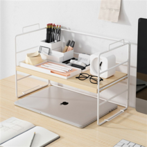 다용도 접이식 모듈 미니선반 주방 책상 데스크정리, 내추럴