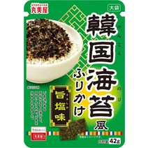 마루미야 한국 김풍 후리카케 맛 짠맛 오바루 42g 조미료, 1개