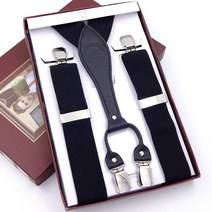 멜빵끈 어깨 멜빵 남자서스펜더 4클립 남성 클래식 하객룩