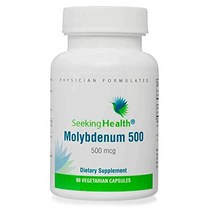 Seeking Health Molybdenum 500 – Molybdenum Glycinate Chelate – Supports Metabolism and Iron Utilizat, 1