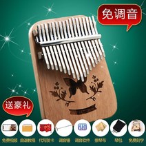 칼림바 마이크로스타 악기핸드 거문고 17음 초보자 악기 엄지손가락 피아노 다섯손가락 현악기, T09-17음 나비 풀세트 증