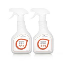 에코후레쉬 곰팡이제거제 2종 세트 제거제+항균제 벽지 욕실 창문 장판 베란다 완벽제거, 제거제 500ml x 2개