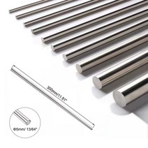 1/5pcs 304 스테인리스 막대 직경 2mm-14mm 선형 갱구 둥근 지상 125/200/250/330/500mm 긴, 05 500mm_01 2mm 5pcs