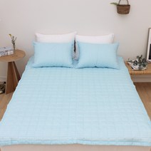 에피소드1 인견 여름 누빔 침대패드, 블루