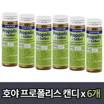 (해외)호야 캔디 프로폴리스+세이지 60개입x6팩, 단품