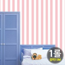 기타 바보사랑[케이알인터내셔날]HOL-20045 핑크 미색 스트라이프 1롤, HOL-20045 핑크 미색 스트라이프