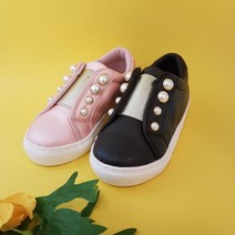 탈렌트키즈@딜리스운동화@이월상품 **대박세일** 9900원!!여아운동화 유아 아동운동화 초등학생 슬립온 여아용단화 블랙 핑크 주니어 (180~230)