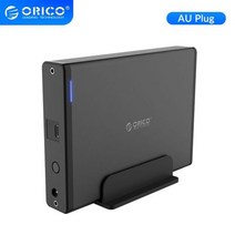 하드 HDD 도킹스테이션 2 3 4 베이 3.1 M2 C ORICO-3.5 인치 인클로저 유형 USB3.0 to SATA3.0 외장 드라이브 도킹 스테이션 UASP 지원 12V, TYPE C AU PLUG