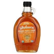 Wholesome Sweeteners 메이플 시럽 앰버 355ml(12fl oz)