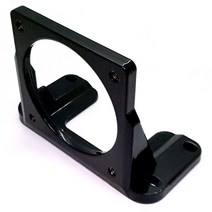 모터지지대 90mm 90각 L자 브라켓, 검정(M6TAP)