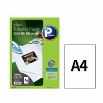 티셔츠 전사용지(J9115 A4 5매 프린텍), 단품