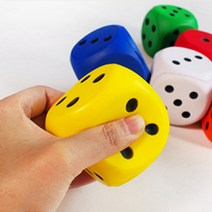 3p 스펀지 주사위 6x6 초등학생 학습 놀이 유아완구 소프트 실내