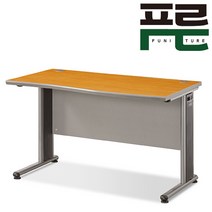 일자형 책상 퍼즐 심플한디자인 사무실 사무용 기본 책상, 오크샤머니