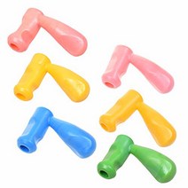COSMOS 2 Sets / 6 PCS 3 Sizes Assorted Colors Pencil Grips Universal Ergonomic Writing Aid (Style 1), 1
