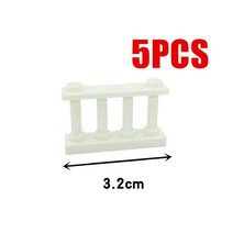 레고 호환 블록 베이스 플레이트 클래식 도시 도로 거리 교통 조명 기본 빌딩 미니 모델 신호 램프 MOC 장난감, [05] 5white-rails