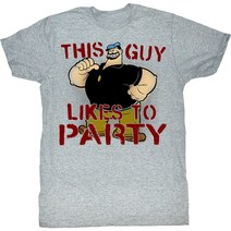 ROCKPANDA This Guy Likes To Party Popeye 반팔티