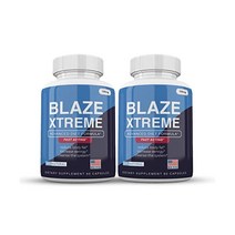 Blaze Xtreme Keto 고급 Strong 포뮬러 1300mg 미 2병 팩 60일 공급