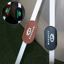 힐링라이프 자파팜 캠핑용 텐트 타프 스트랩 야광 스티치 패치, 브라운
