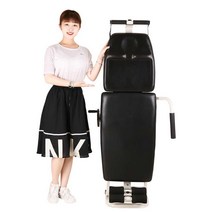 스트레칭 침대 견인기 척추 경추 키높이 교정 치료, 8 업그레이드 버전 48cm + 퀵 버클 벨트