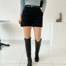 퍼니걸스 9638 3부 벨트 정장 반바지 팬츠 여성의류