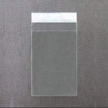 (대량 도매) OPP 봉투 8 X 18cm+4cm (2800장) 접착 포장 비닐 66가지 사이즈 투명 접착식 오피피