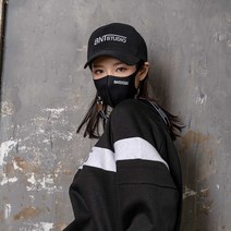 비엔티스튜디오 시그니처 빅로고 피그 볼캡 (블랙)