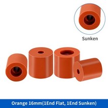 3D 프린터부품 CR10 CR10S Ender3 Prusa I3 프린터 부품에 대 한 4Pcs 고온 실리콘 솔리드 스페이서 핫 베드 레벨링 열, 16cm