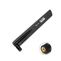 1pcs 3G 4G 5G 안테나 6006000MHz 18dBi 이득 SMA 남성 무선 네트워크 카드 Wifi 라우터 높은 신호 감도, Black SMA-Male