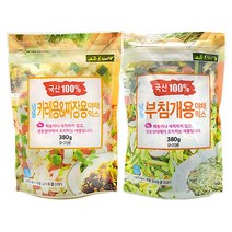 국내산 냉동 카레용&짜장용 야채믹스 380g + 국내산 냉동 부침개용 야채믹스 380g