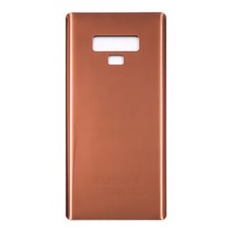 호환용 뒷면 수리 하우징 케이스 뒷판 교체 삼성 갤럭시 노트 9 N960 N960F 배터리 후면 커버 3D 유리 패널 케이스 카메라 렌즈 접착제, Gold