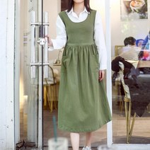 방가지똥 유치원 어린이집 통 원피스 앞치마 화방 롱