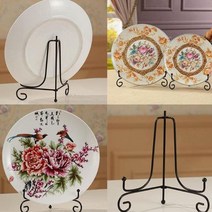 생활살림꾼 접시 이젤 받침대, 블랙색상