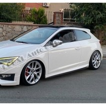 Seat leon mk3 5f sc 3 도어 에어로 사이드 스텝 보조 발판 호환 182, 붉은 감정 - (l)s3h