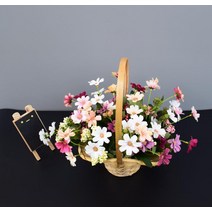 도트 등나무 위빙 꽃바구니 댄스 소품 크기 광장 대나무라탄 춤추다 큰 과일바구니 2695297851, -노변국화