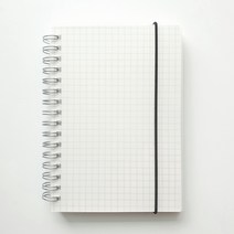 굿슈머 스프링노트 모눈종이 그리드 노트 공책, B5-무지, 1개