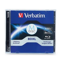 버바팀 Verbatim M-디스크 BD-R 25GB 4X 시트 포함 - 5 팩 쥬얼 CD 케이스 98900 164007, DISC_5pk Jewel Case Box