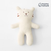 [맘스네이처] 오가닉 애착인형 출산선물 곰 아기 신생아 인형, 호랑이_화이트