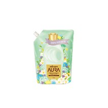 샤프란 AURA 고농축 섬유유연제 스모키머스크 리필, 1.7L, 3개